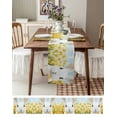 thumbnail image 6 of Table Runner Dresser Scarf 16 x 72 Inch Spring Bunny Yellow Flower Field Sky Watercolor Landscape Table Runners Non-Slip Heat Kitchen Dining Table Decor for Indoor Outdoor Home Party Decoration, 6 of 7