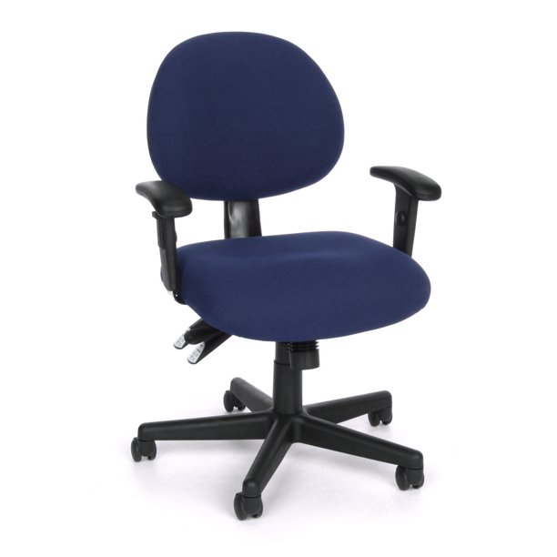 OFM Model 241-AA 24 Hour Ergonomic Upholstered Task Chair with Arms