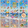 thumbnail image 5 of Sinkoo 9 Sheets 127Pcs Summer Window Clings Stickers, Double-Sided Watercolor Window Decals, Hello Summer Time Glass Clings for Beach Party Supplies Home Office, 5 of 5