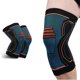 thumbnail image 2 of 1 Pair Flexible Knee Guard Support Sleeve Athletic Nylon Joint Protections Knee Protectors Strap Blue L, 2 of 4