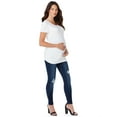 thumbnail image 7 of Sofia Jeans by Sofia Vergara Rosa Curvy Ankle Full Band Maternity Jeans, Sizes S-XXL, 7 of 7