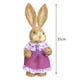 thumbnail image 5 of Conjunto de 2 Figuras de Conejo en Escultura de Paja para Decoración de Fiesta, 5 of 5