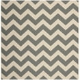 thumbnail image 4 of Safavieh Courtyard Grey Indoor Outdoor Rug - Square 4', 4 of 5