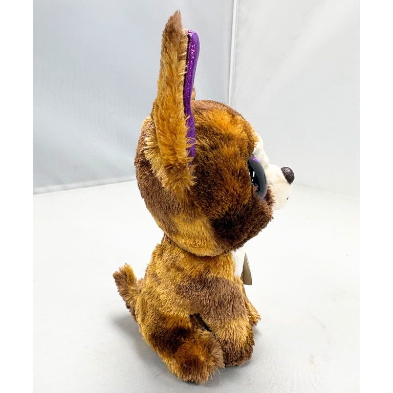 Ty Dexter the Chihuahua Stuffed Plush Puppy, Long Purple Ears