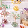 thumbnail image 4 of Quartz Natural Gemstone Crystal Money Tree Good Luck Prosperity Feng Shui Tree, 4 of 4