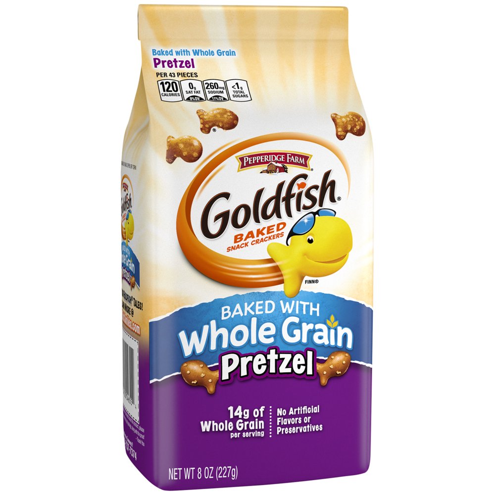 Pepperidge Farm Goldfish Crackers Baked with Whole Grain Pretzel, 8 oz