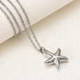 thumbnail image 5 of Starfish Cremation Pendant Small Urns for Ashes Keepsake Urn Necklace, 5 of 5