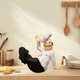 thumbnail image 2 of Figuras de chef 3D para decoración de escritorio de cocina, estatua en miniatura para cocina, hogar, restaurante, bar, cafetería. 15.5x25x21cm, 2 of 8