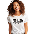 thumbnail image 3 of Perfectly Imperfect Adult Streetwear Mom Life Inspirational Quote Woman's White T-Shirt Mother’s Day, 3 of 5