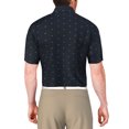 thumbnail image 5 of Ben Hogan Men's and Big Men’s Geo Print Short Sleeve Golf Polo Shirt, up to Size 5XL, 5 of 5