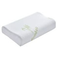 thumbnail image 1 of EeaseMX Funda de almohada cervical ortopédica de fibra de bambú para un solo jugador con memoria para dormir (60 x 40 x 14 pulgadas), 1 of 7