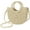 Beige, variant on Womens Straw Beach Bag Woven Crossbody Shoulder Bags Top Handle Satchel Handbag Purse for Summer