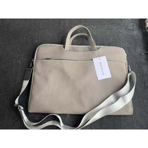 Babeboom Briefcase Laptop Bag, Expandable Computer Shoulder Messenger Bag Waterproof Carrying Case Handbag with Tablet Sleeve, Organizer for Men Women,Business Travel