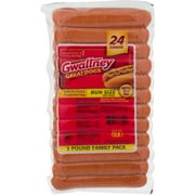 Gwaltney Original Chicken Hot Dogs, Bun Size, 3 lb