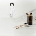 thumbnail image 6 of FOMIYES Set of 2 Single Stainless Steel Hooks, Black, Wall Mount Hooks 5.80 x 5.40 x 5.40 CM for Home and Office, 6 of 8