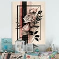 thumbnail image 2 of Designart Hyperrealistic Minimalism Abstract Roses I Canvas Wall Art, 2 of 5