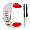 thumbnail image 4 of Correa de Silicona para reloj Garmin Forerunner 920XT Ehuebsd repuesto de pulsera color blanco rojo, 4 of 7