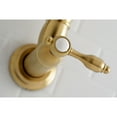 thumbnail image 4 of Kingston Brass KS3107TAL Tudor Wall Mount Pot Filler Kitchen Faucet, Brushed Brass, 4 of 5