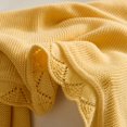 thumbnail image 5 of Solid Color Knitted Blanket Lightweight Comfortable Breathable Machine Washable Super Soft Throw Blanket White 80 x 100CM, 5 of 5