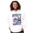 thumbnail image 5 of The Smurfs Kanji Hustle King Royalty Hoodie Hooded Sweatshirt Men Brisco Brands X, 5 of 6