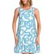 thumbnail image 1 of Balery Blue Snake Vestidos de verano para mujer con estampado: vestido holgado sin mangas, vestido playero informal y cómodo para días calurosos., 1 of 7