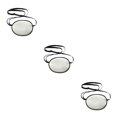 thumbnail image 4 of Guardurnaity Kids Silk Pirate Eye Patch Eyeshade para ambliopía Lazy Eye White Type1, 4 of 6