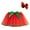 Red, variant on Zwiiyzr 2-8T Toddler Baby Girls Layered Tulle Tutu Princess Ballet Dress Cute Christmas Net Yarn Skirt Multi-Color Skirt Bow Hairpin Suit Red