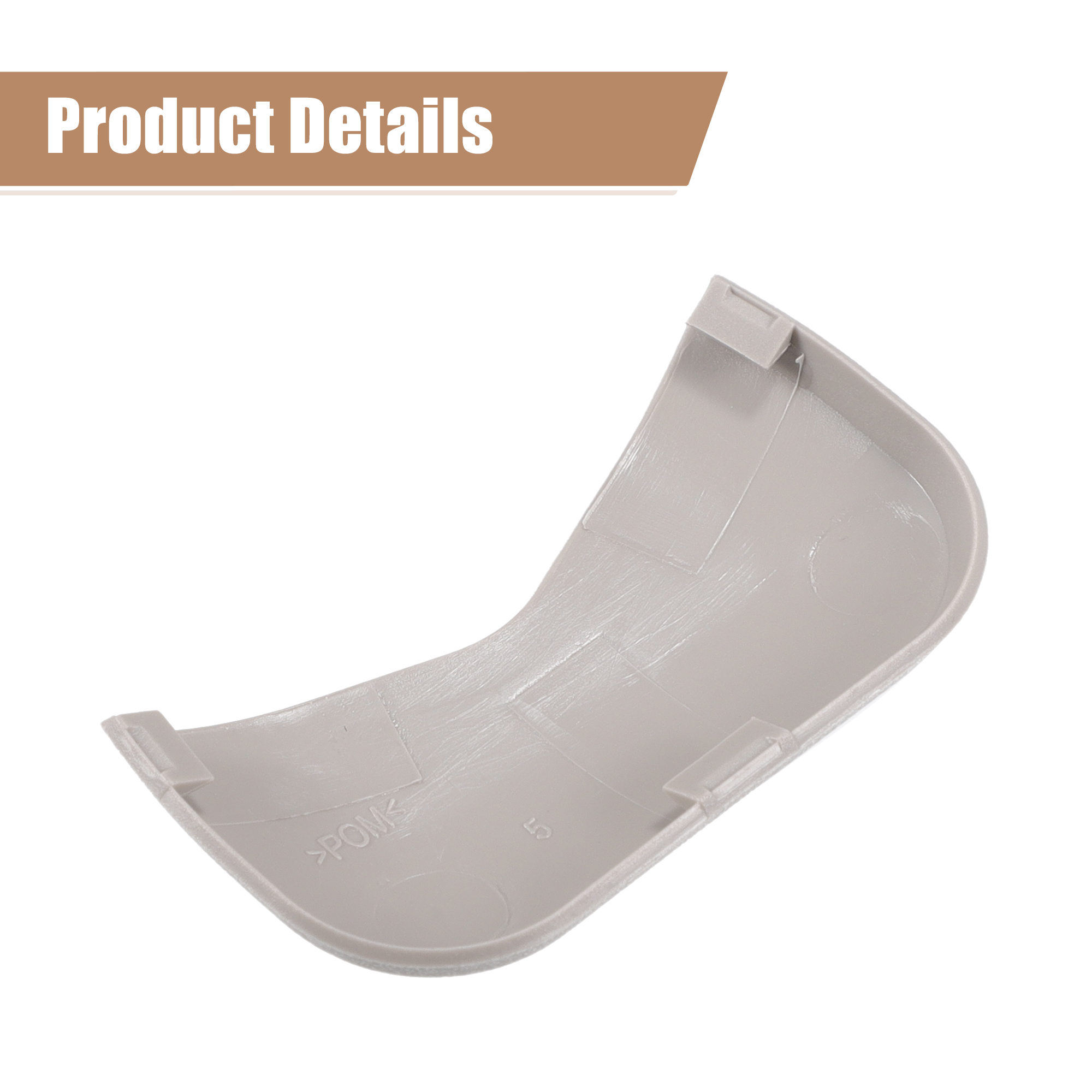 Unique Bargains 2Pcs Plastic Sun Visor Bolt Cover for Nissan Maxima Gray