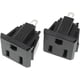 thumbnail image 1 of Black US 3 Pins Power Socket Plug 2PCS Black US Type Industrial Plug AC 125V 15A Applicable to Power Socket Connectors for Households Laboratory Equip, 1 of 4