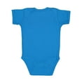 thumbnail image 2 of Rabbit Skins Baby Soft Short-Sleeve Bodysuit (4400) Cobalt, 12M, 2 of 4