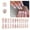 style1, variant on RAGUPEL 24Pcs Glue on Nails for Women,Diamond-Accented Square Press on Nails,Pink Tip Press on Nails Long,Presson Nails for Women and Girls,Style1