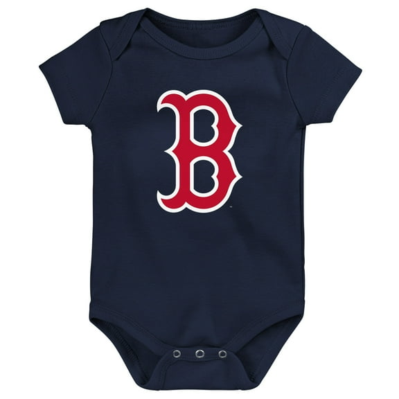Newborn & Infant Outerstuff Navy Boston Red Sox Primary Team Logo Bodysuit