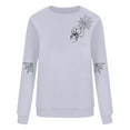 thumbnail image 4 of Txenfivo Spooky Season Sweatshirts Halloween Ghost Sweatshirt Women, Halloween Fall Graphic Crewneck Tops Casual Sweater, 4 of 4