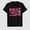 Black-14, variant on Women's Breast Cancer Awareness Heart Ribbon Graphic T-Shirt, 100% Cotton Short Sleeve Shirt