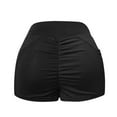 thumbnail image 4 of Stretchy Shorts for Women High Waisted Basic Bike Compression Workout Leggings Yoga Capris Summer Flowy Shorts S-XL, 4 of 5