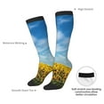 thumbnail image 4 of KLL Blooming Sunflower Field Print Cool Socks Men's Women's Crew Socks Funny Crazy Novelty Stockings, 4 of 6