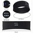 thumbnail image 2 of Wireless Bluetooth Elastic Headband Comfortable Sleeping Eye Mask Headphone Headset Music Fitness Sports, 2 of 5