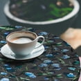 thumbnail image 3 of Ambesonne Vintage Fitted Round Tablecloth, Watercolor Minimal Flower, 36"- 40" Diameter, Reseda Green Sky Blue, 3 of 5