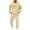 Yellow, variant on Dreluolixuan Mens Sweatsuits Sets Long Sleeve Hoodie Jogger Sweatpants Graphic Solid Lightweight Vacation Sweatsuit
