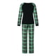 thumbnail image 4 of Conjuntos de pijamas navideños familiares Meihuid a juego, pijamas navideños a juego para adultos y niños, conjunto de ropa de dormir familiar navideña para el hogar., 4 of 8