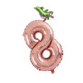 thumbnail image 4 of Globo con número de helio de lámina de oro 32 pulgadas con globo de 9 pulgadas Yuyangstore Accesorios para fotografía Suministros para fiestas Globos Numerados, 4 of 6