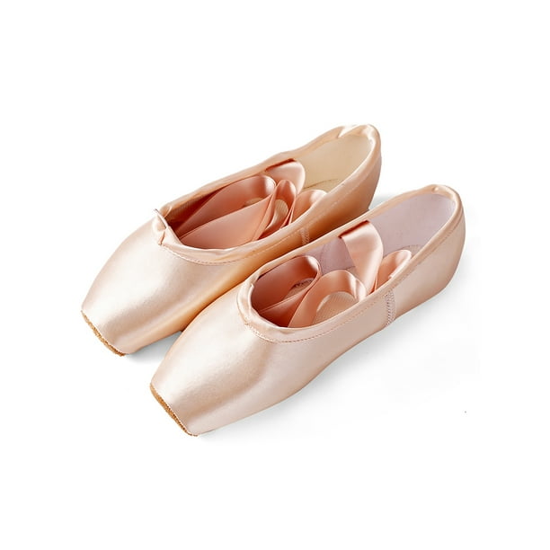 Forfærdeligt Arkæologiske konjugat Avamo Womens Girls Ballet Pointe Shoes Ballet Slipper Dance Shoe  Professional Ballet Pointe Shoes with Toe Pad Protector - Walmart.com