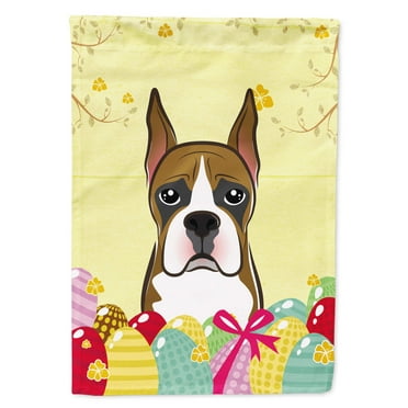 Carolines Treasures BB1905GF Boxer Easter Egg Hunt Flag Garden Size