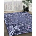 thumbnail image 3 of Ahgly Company Machine Washable Indoor Rectangle Transitional Blue Area Rugs, 2' x 4', 3 of 7