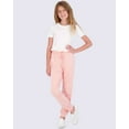 thumbnail image 2 of Real Essentials 3 Pack: Girls' Dry-Fit Jogger Sweatpants Soft Active Athletic Kids Joggers with Pockets & Drawstring, 2 of 4