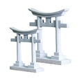 thumbnail image 4 of Puerta Torii Salvador Imitación PVC Decoración Acuario 2 Piezas, 4 of 10