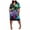 Purple, variant on Aayomet Sun Dresses For Women 2023 Women Casual Plus Size V Neck Dresses Short Sleeve Knee Printed A Line Swing Midi Dress,Khaki L