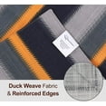 thumbnail image 5 of Ruvanti Placemats 100% Cotton 13x19 inch, Dining Table Placemats Set of 6, Modern Place Mats for Dining Table Décor, Kitchen & Table Linens, Coffee Mat for Christmas Dinners – Stripes, 5 of 8