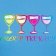 thumbnail image 3 of CafePress - Wine Group Therapy 2 Women's Dark T Shirt - Women's Traditional Fit Dark T-Shirt, 3 of 4