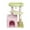 Pink+Green, variant on Tcbosik 3-Tier Cat Tree with Condo and Massage Brush, All-in-One Compact Cat Activity Center, Modern Pink and Green Design